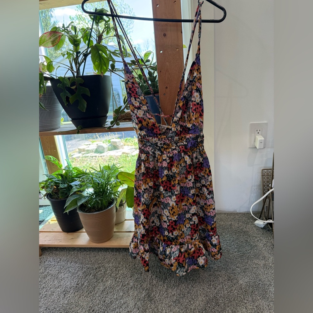 Floral Multicolor Sleeveless Sundress